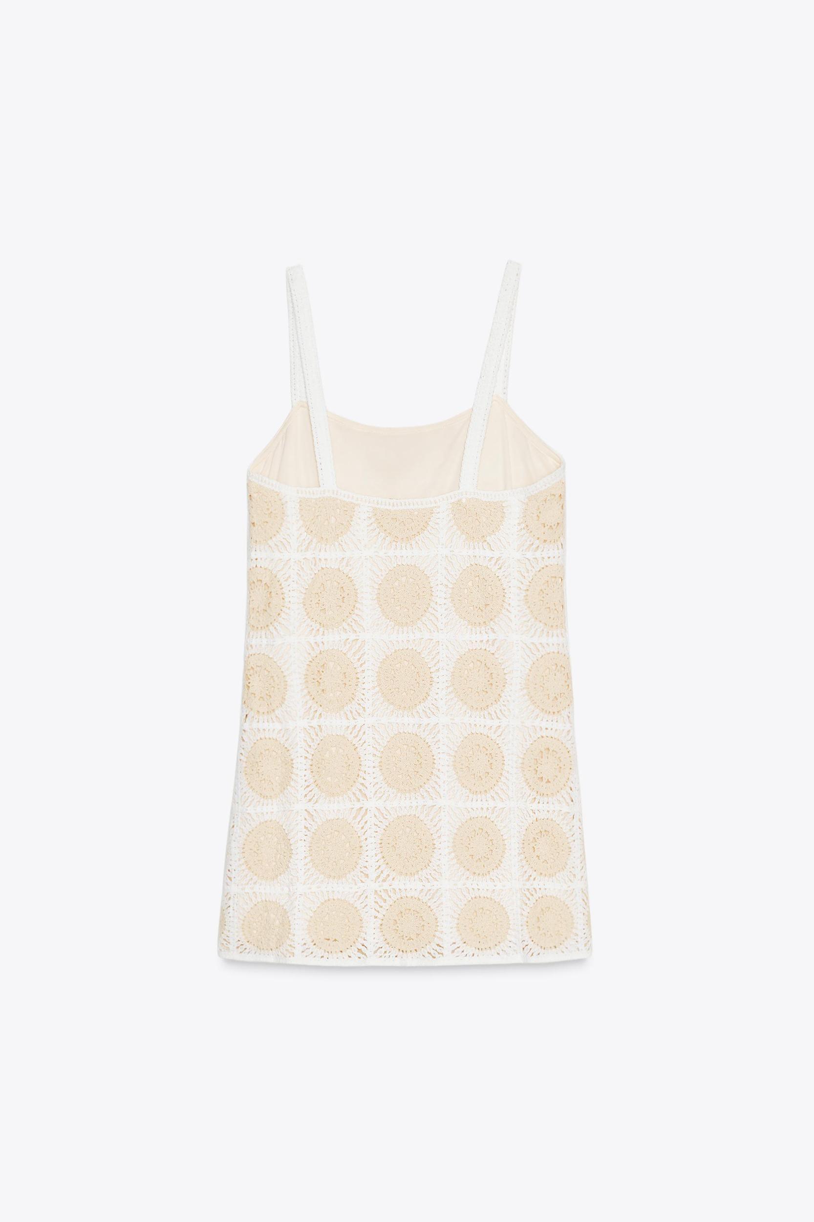 CROCHET SHORT DRESS Product Image
