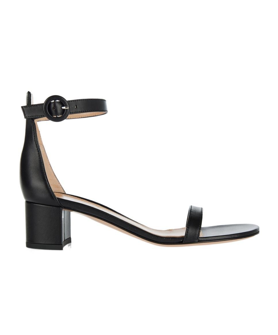 GIANVITO ROSSI Gaeta 45 In Black Leather Product Image