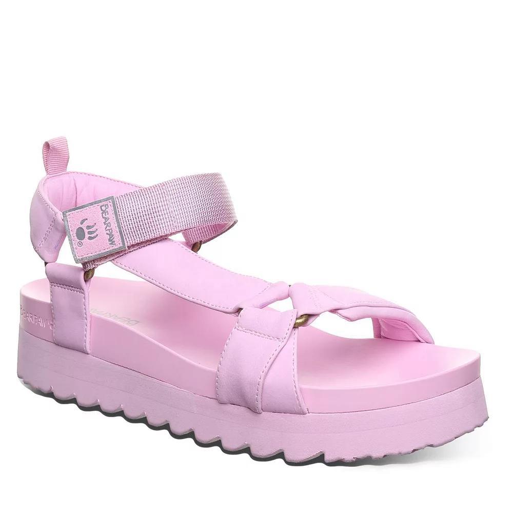 Bearpaw Hydra Women's Platform Slingback Sandals, Size: 10, Pink Product Image