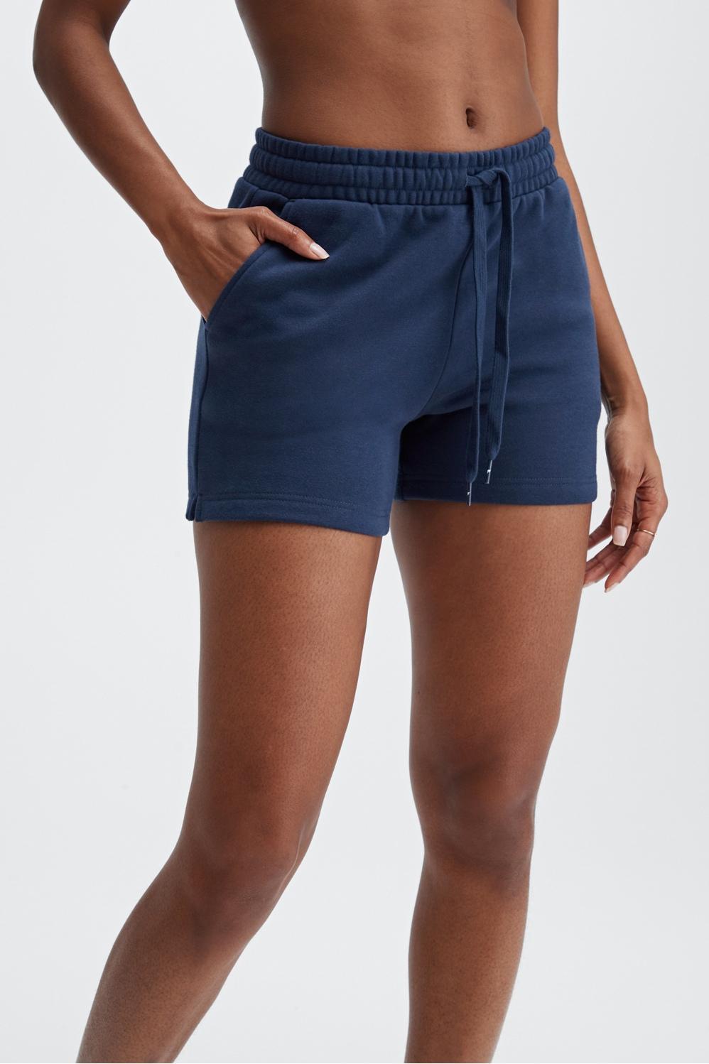 Fabletics Go-To Sweatshort Womens blue Size M Product Image