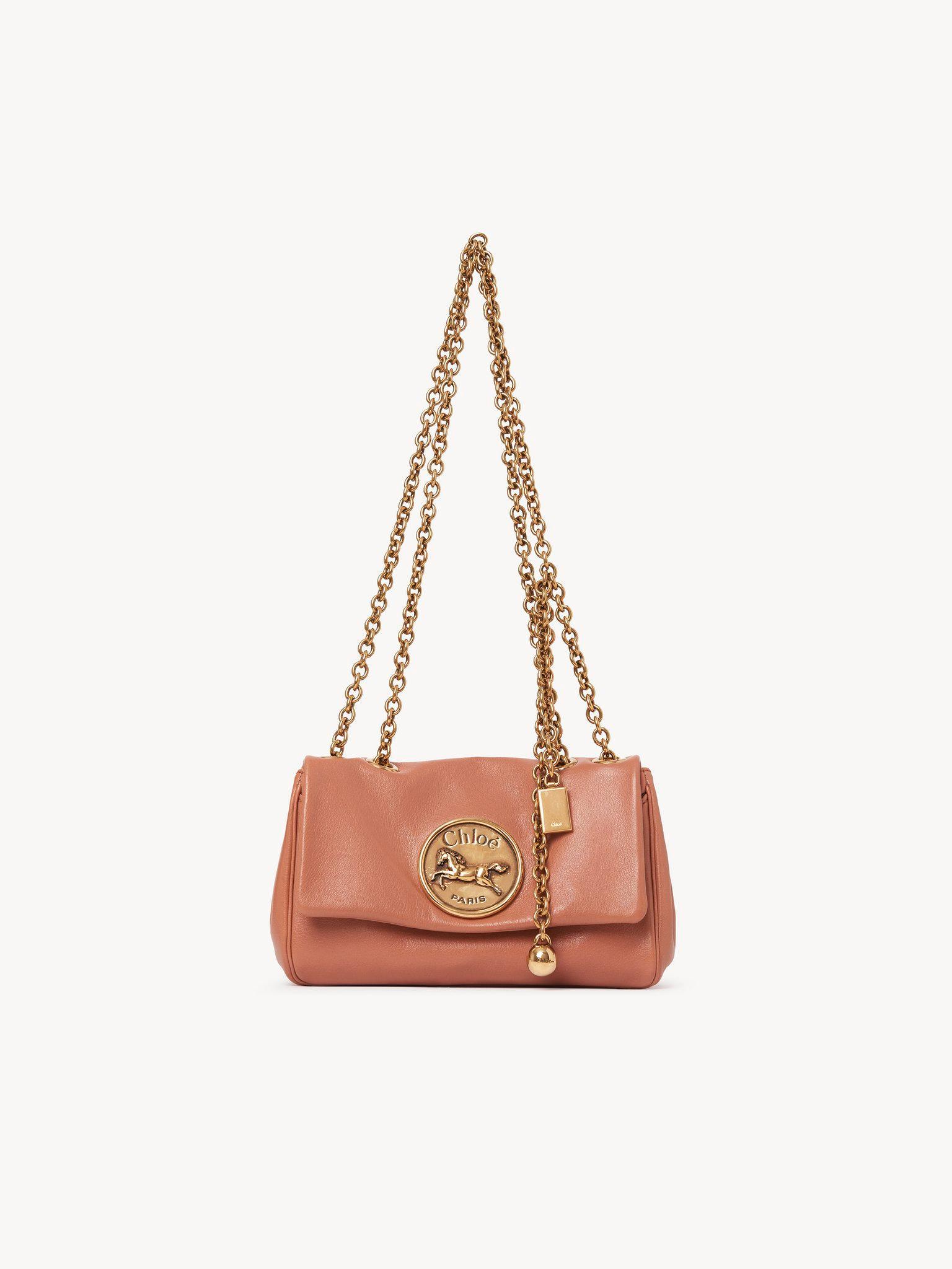 Small Chloé Heritage shoulder bag in grained leather Product Image