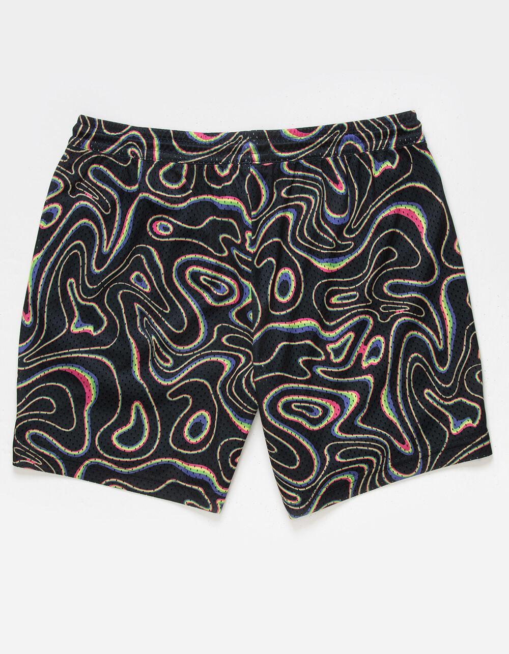 RSQ Mens 6" Mesh Shorts - RED COMBO Product Image
