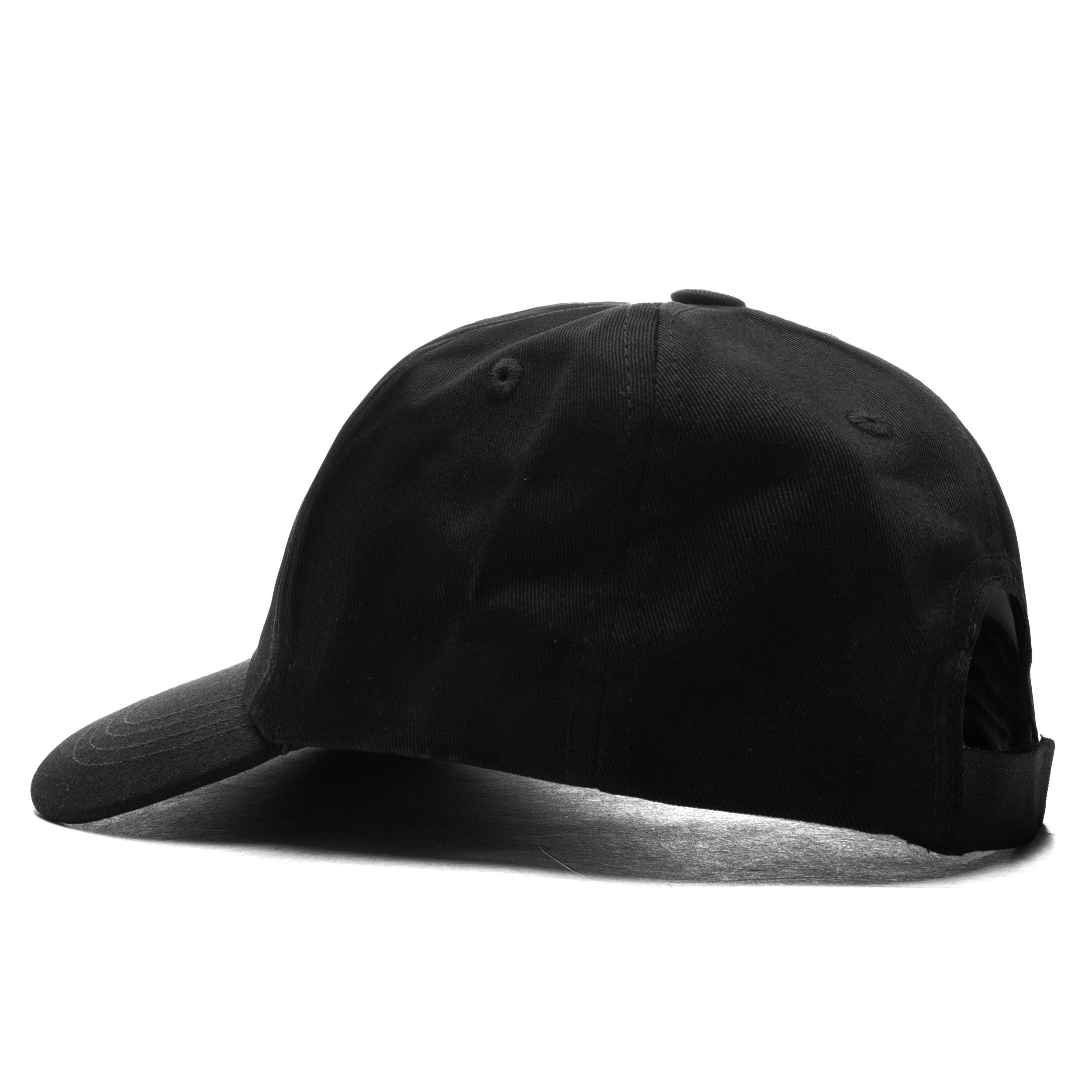 Metal Logo 5-Panel Hat - Black Male Product Image