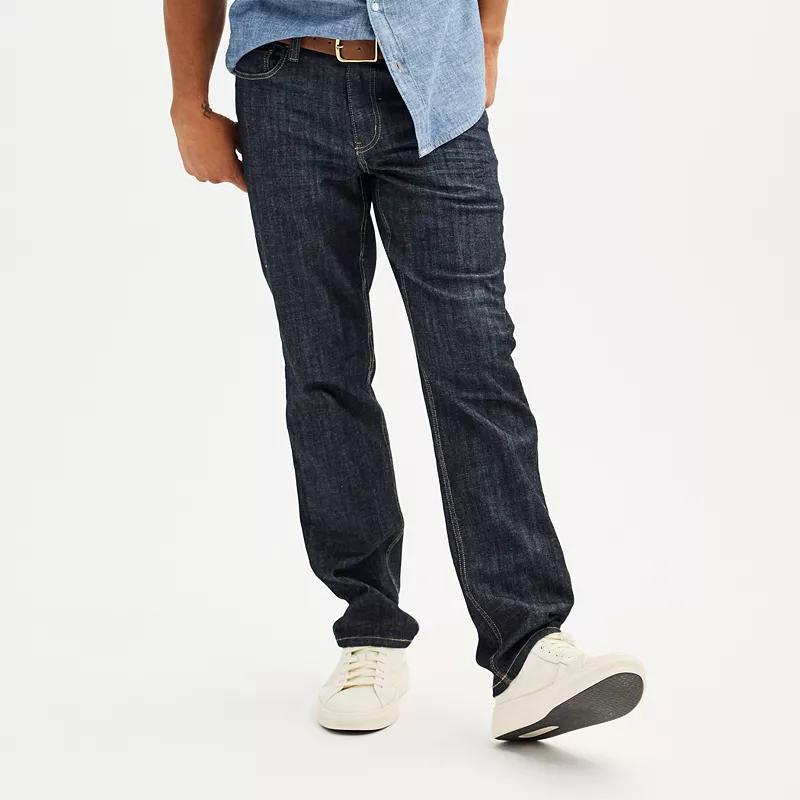 Men's Sonoma Goods For Life® Relaxed-Fit Everyday Jean, Size: 34 X 32, Dark Rinse Product Image