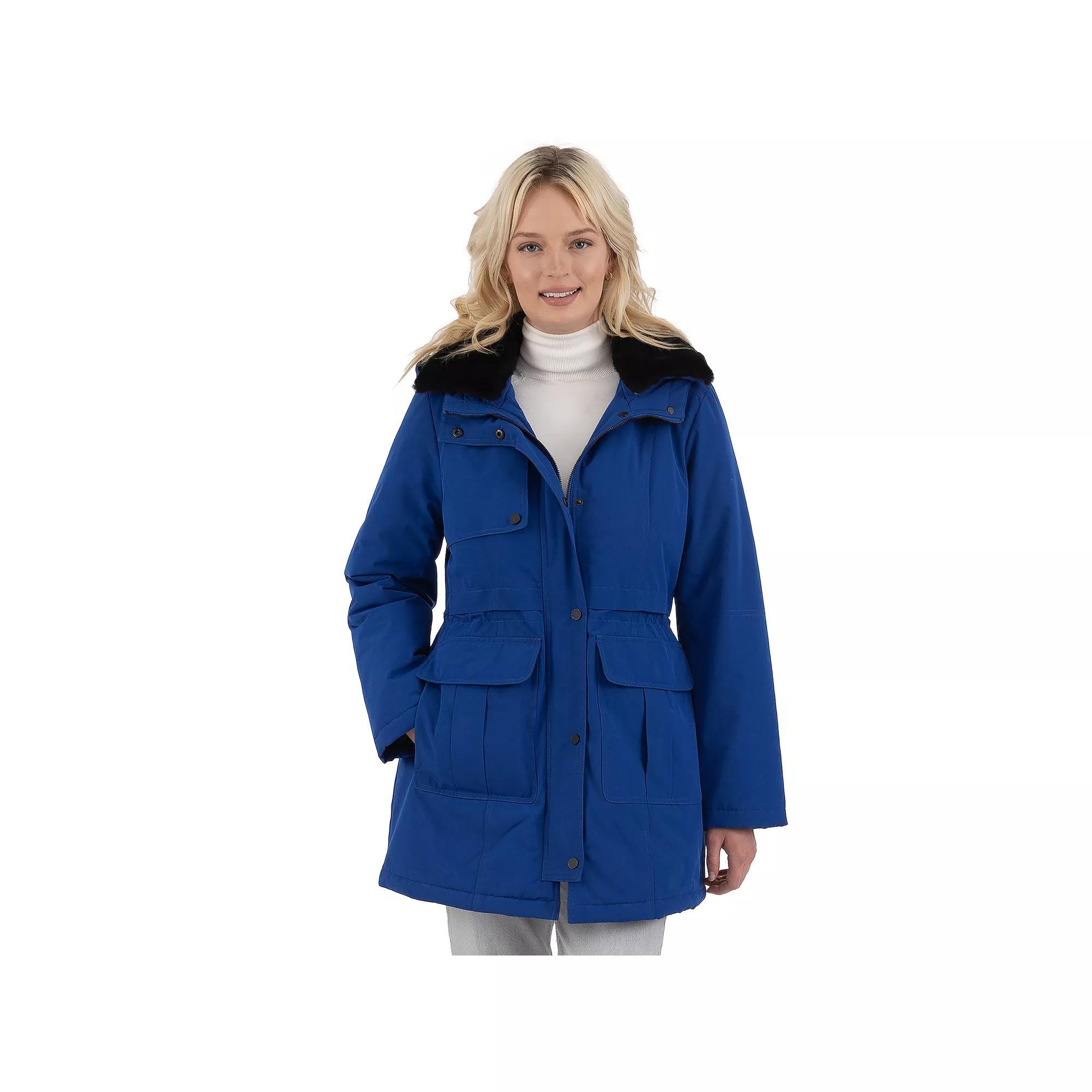 Women's Fleet Street Storm Weight Puffer Coat, Size: Small, Blue Product Image