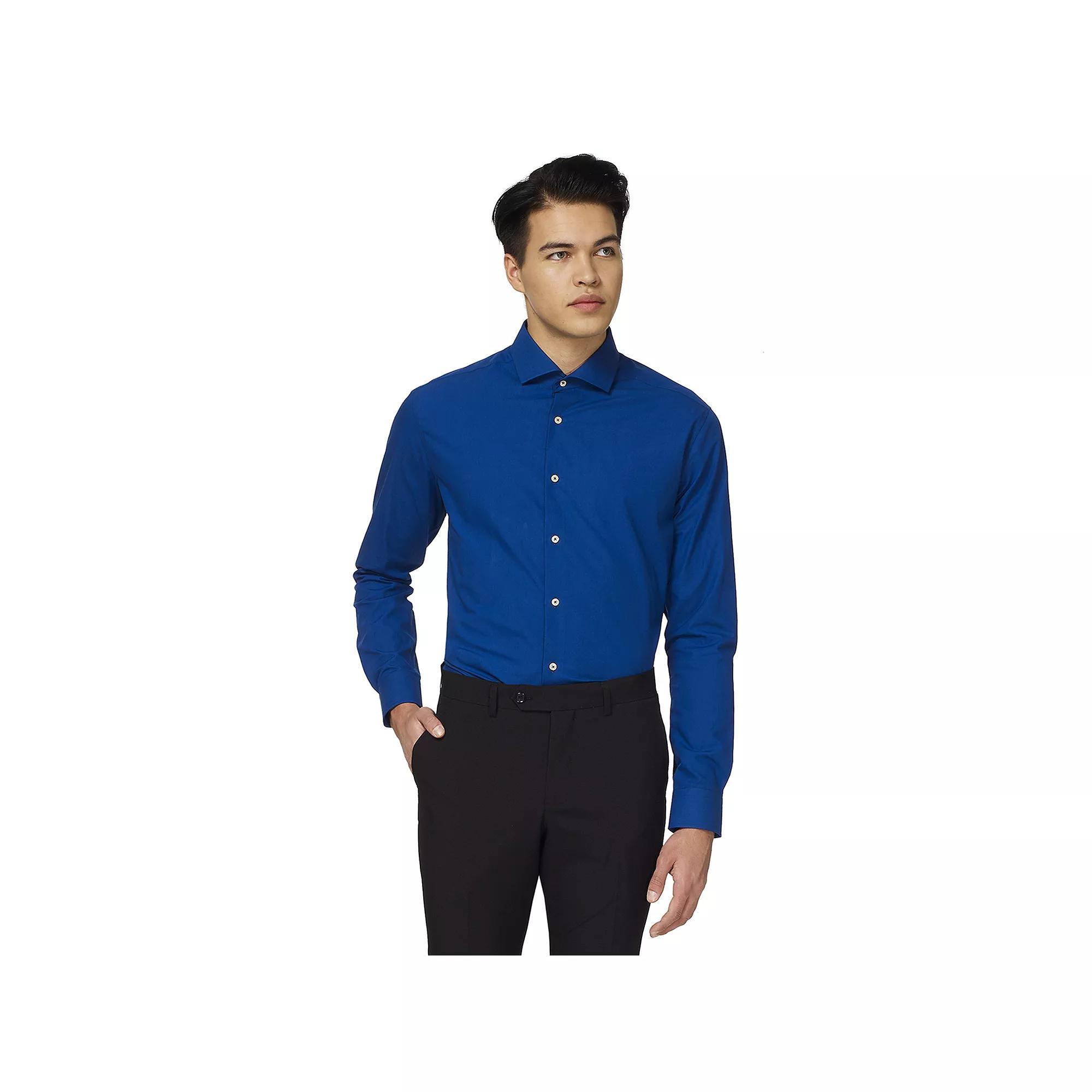 Men's OppoSuits Modern-Fit Dress Shirt, Size: Medium, Blue Royale Product Image