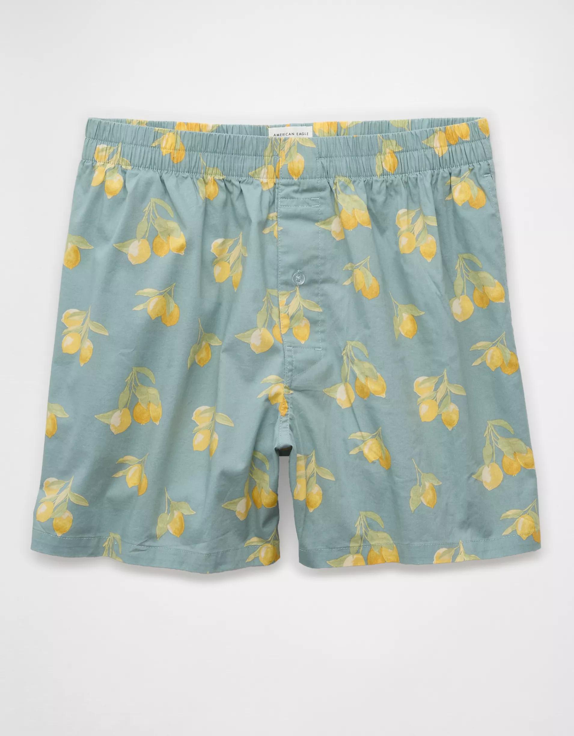 AEO Men's Lemons Poplin Pocket Boxer Short Product Image