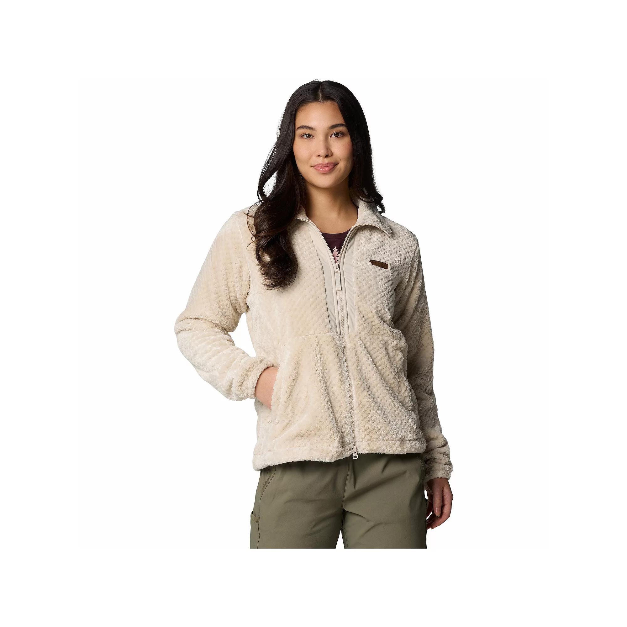 Women's Columbia Fire Side III Full Zip Jacket, Size: Large, Dark Grey Product Image