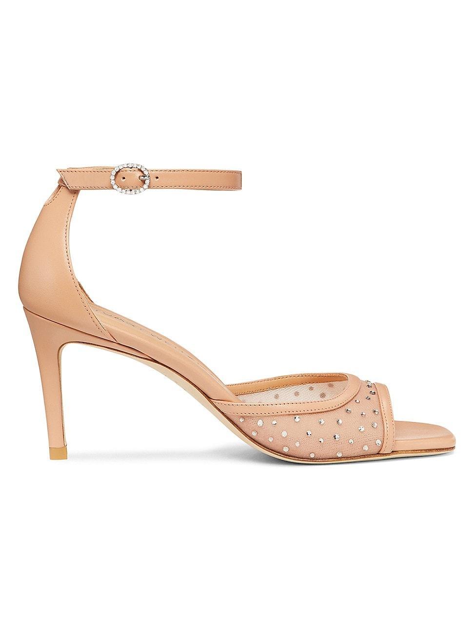 Stuart Weitzman Womens Nudistia 75 Embellished Sandals Product Image