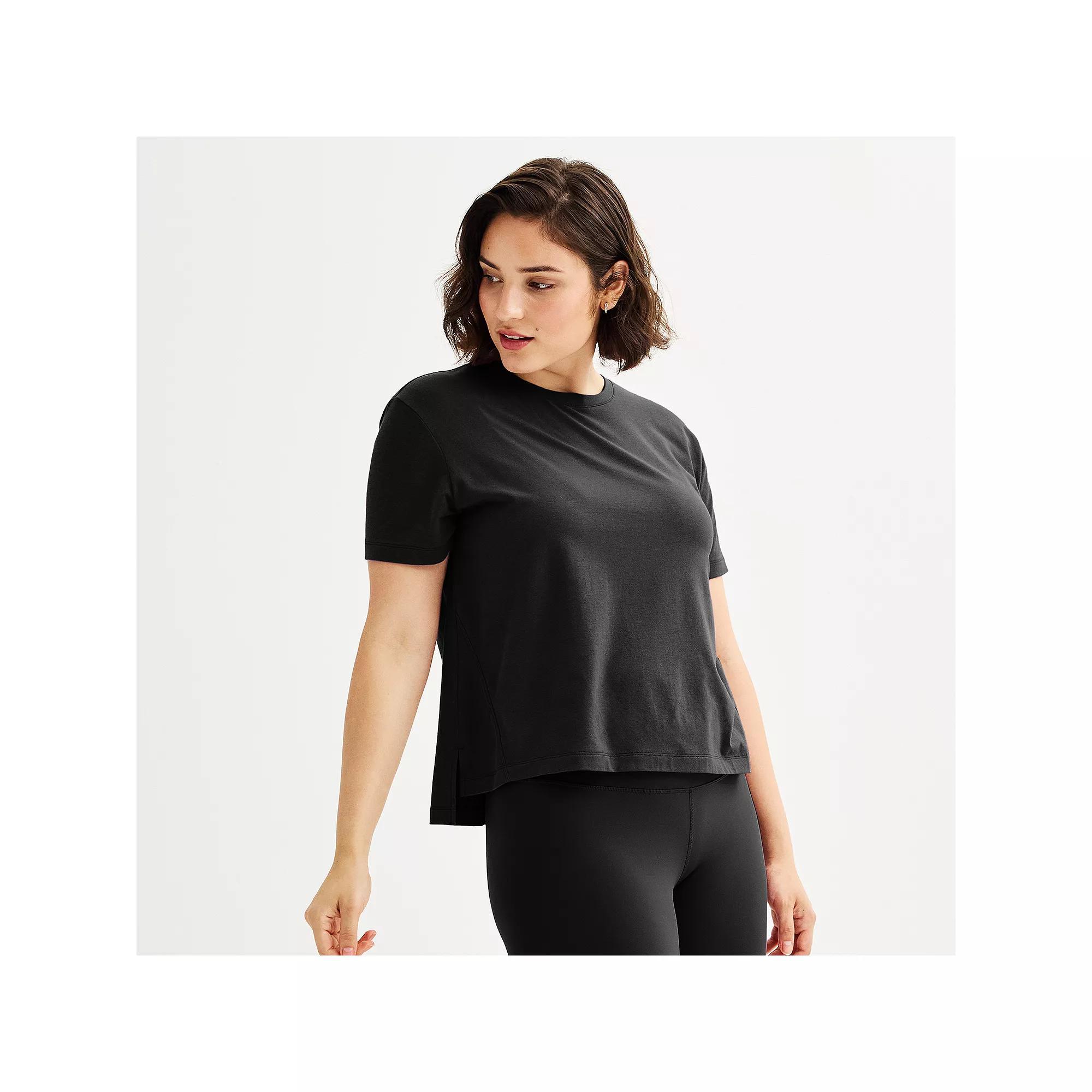 Women's FLX Easy Restore Short Sleeve Crewneck Tee, Size: Large, Modern White Product Image