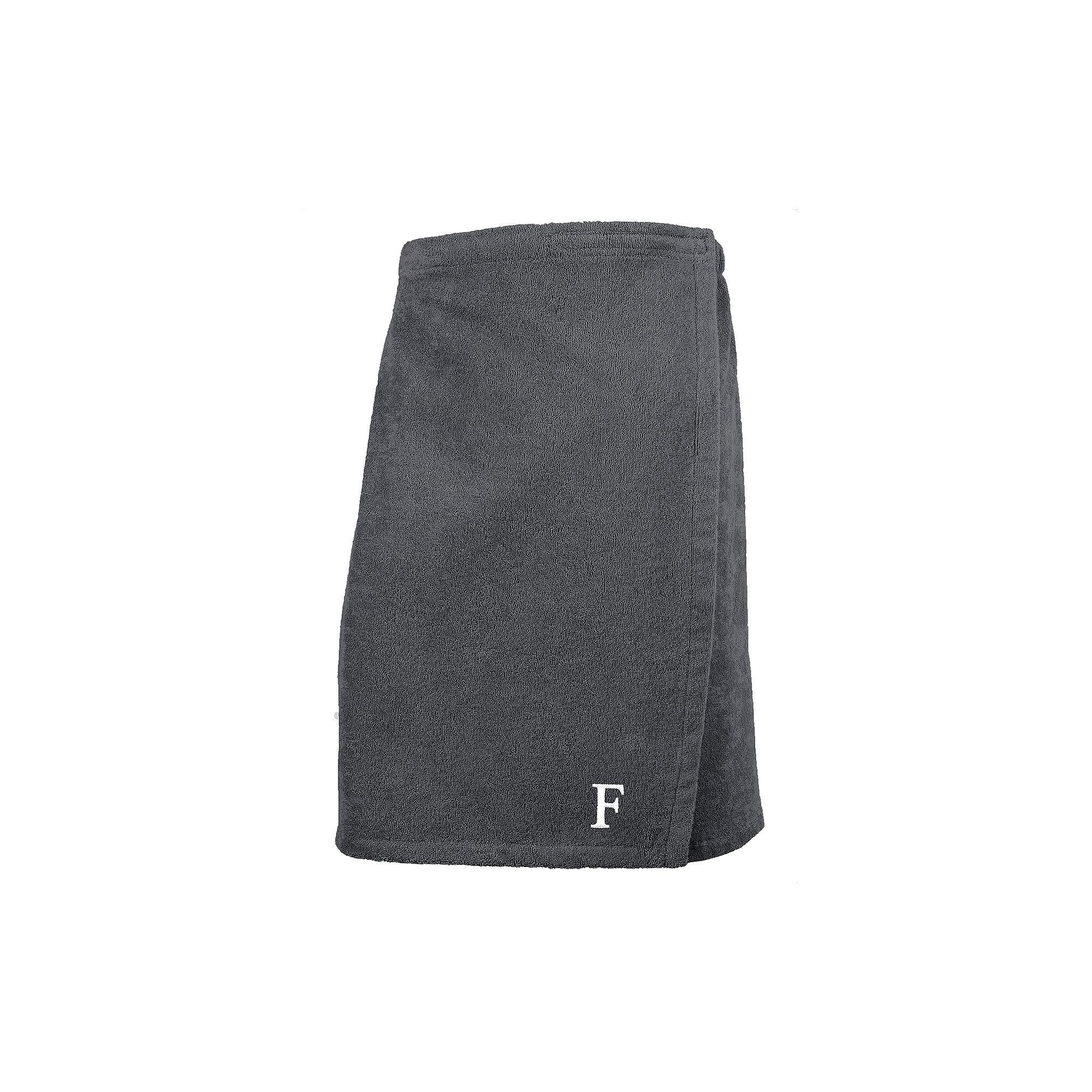 Linum Home Textiles Turkish Cotton Personalized Men's Terry Body Wrap, F Product Image