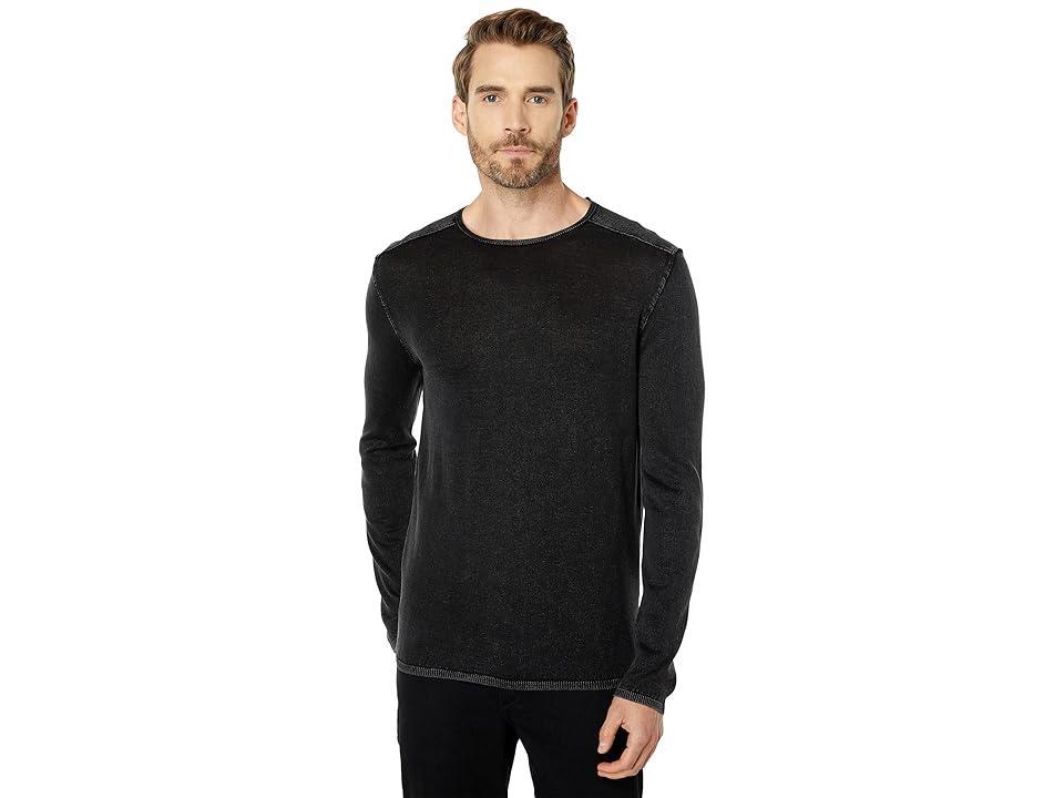 John Varvatos Star Usa Acid-Wash Crewneck Sweater Product Image