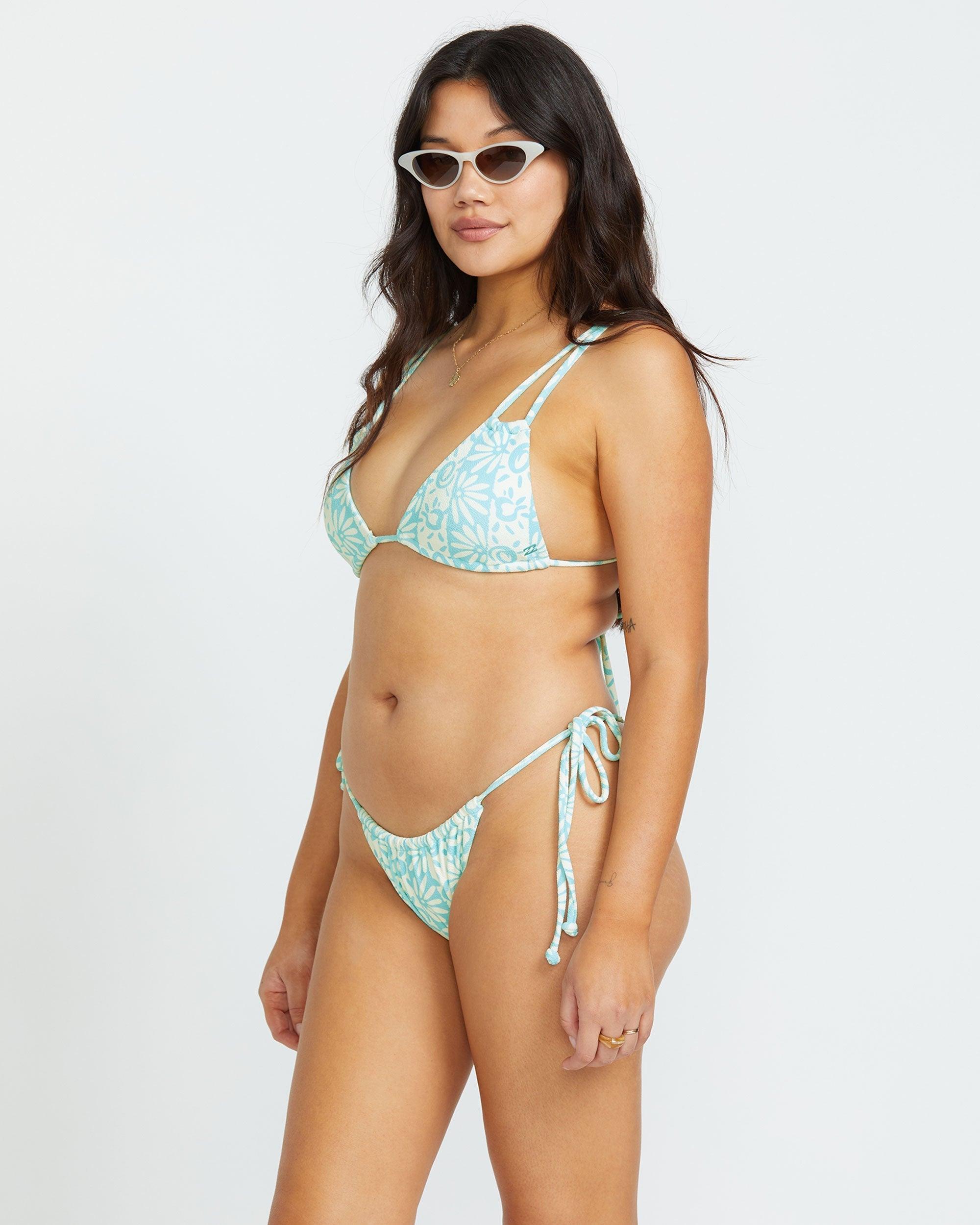 Happy Dance Bells Pant Bikini Bottom - Sea Spray Female Product Image