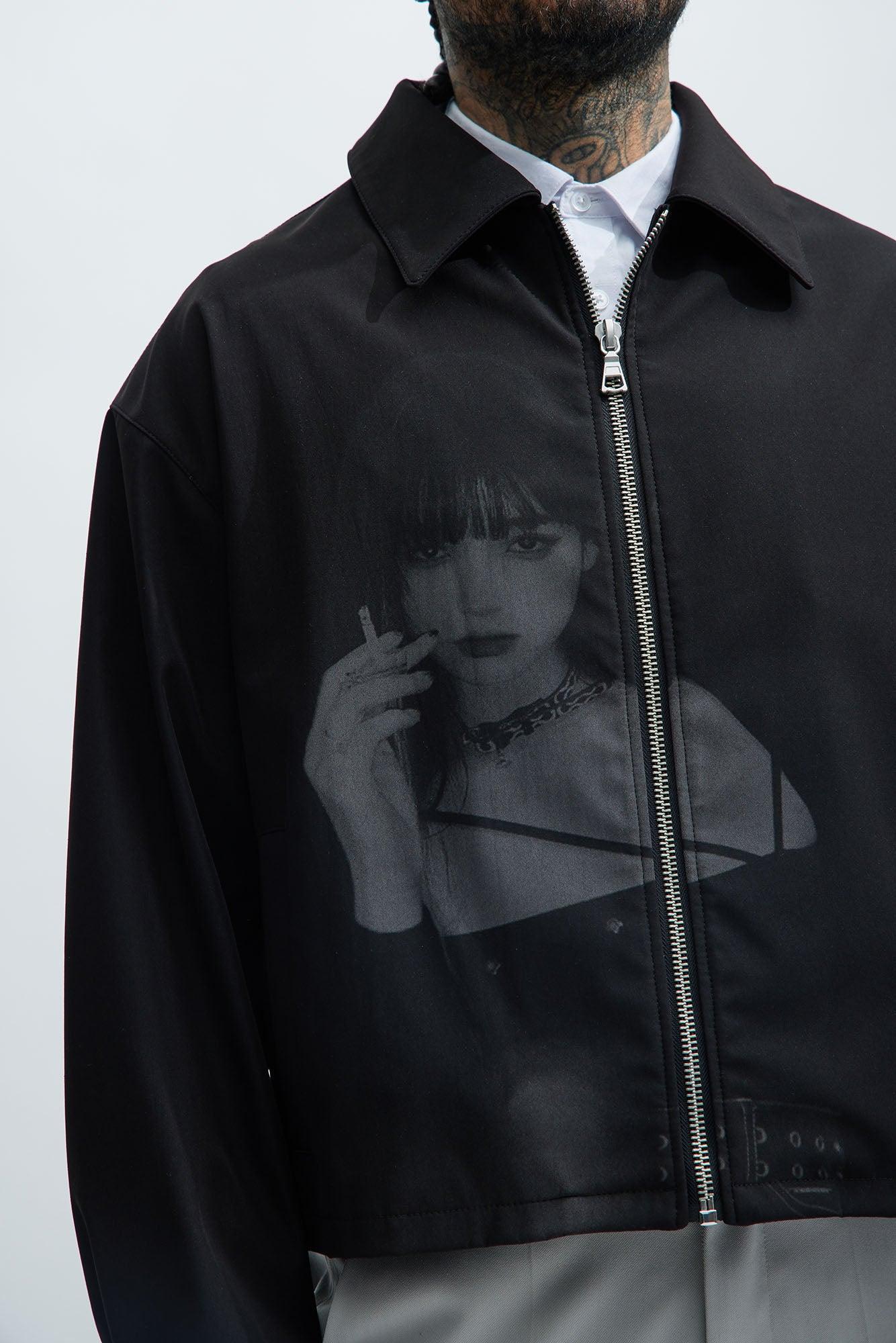 Rave Smoking Jacket - Black Product Image