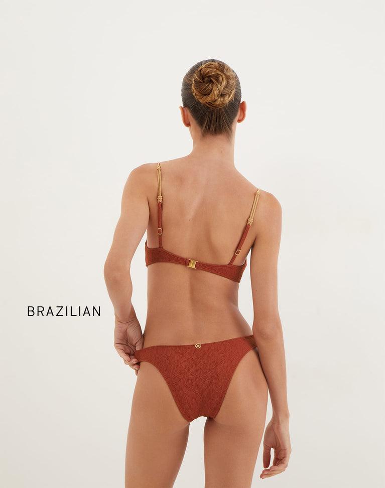 Firenze Mandy Amelia Top - Redwood Product Image