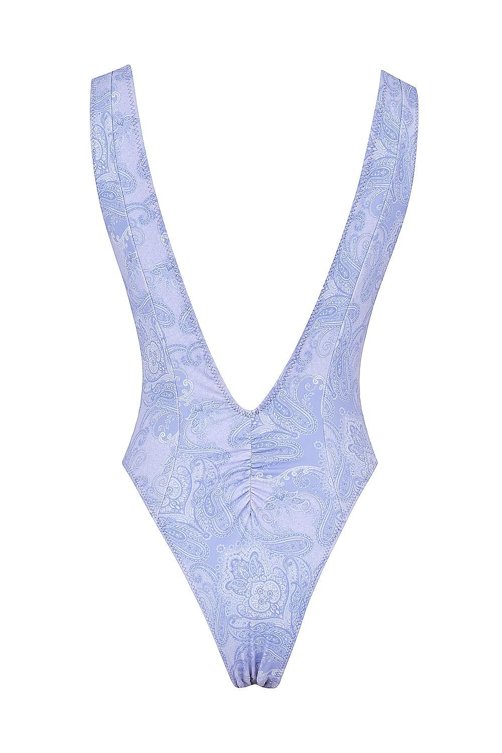 Capri  pink paisley high leg bikini bottom Product Image