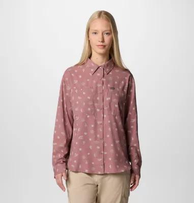 Columbia Women's Silver Ridge Utility Patterned Long Sleeve Shirt- Product Image