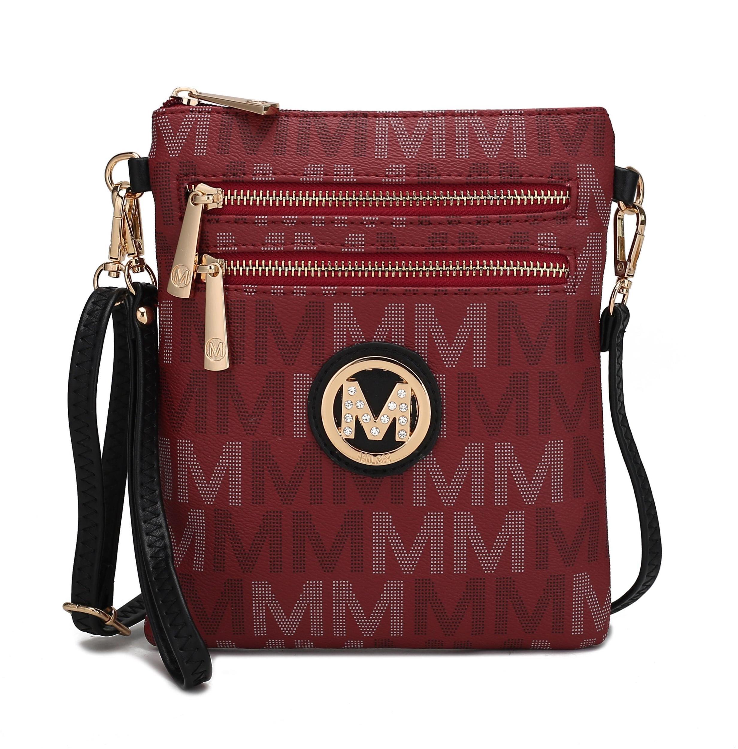 MKF Collection Women's Gaia Milan Signature Crossbody Bag Female Product Image