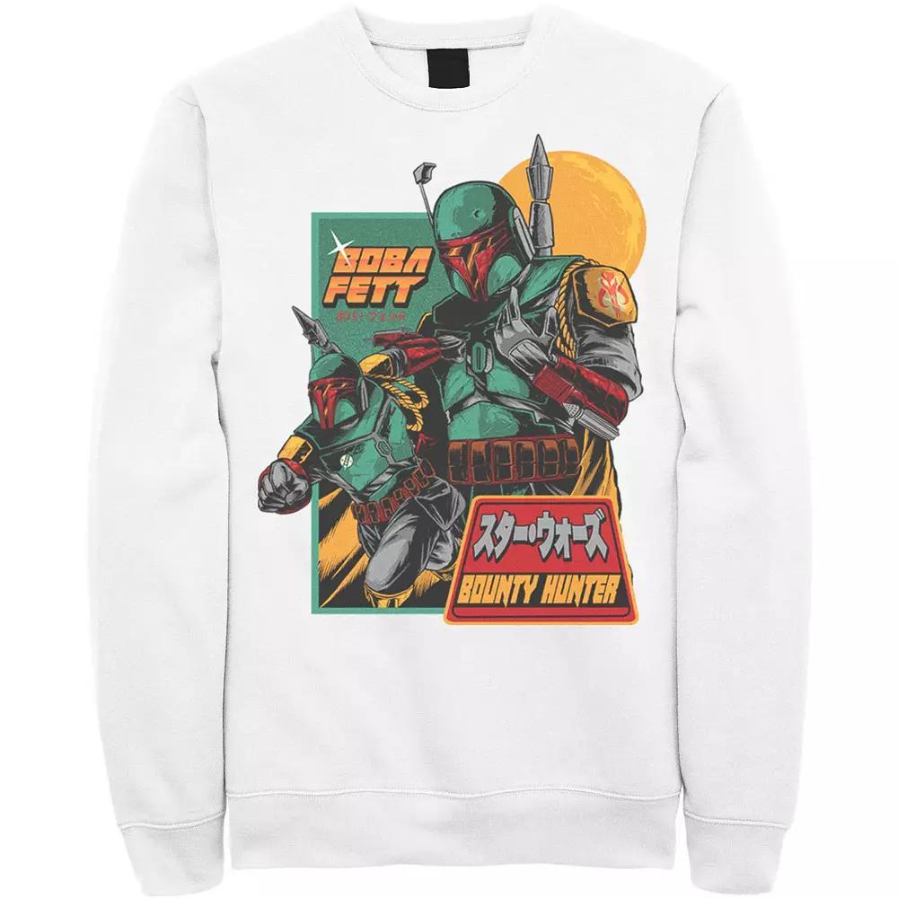 Men's Star Wars Mandalorian Soldier Kanji Sweatshirt, Size: Large, Black Product Image
