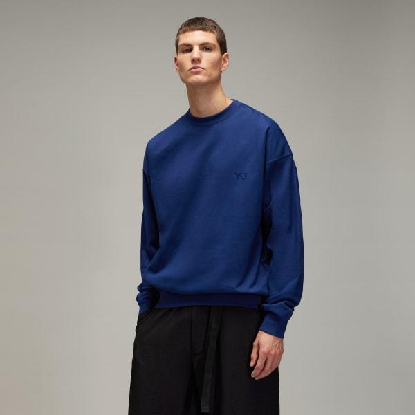 adidas Y-3 French Terry Crew Sweater Black S Mens Product Image