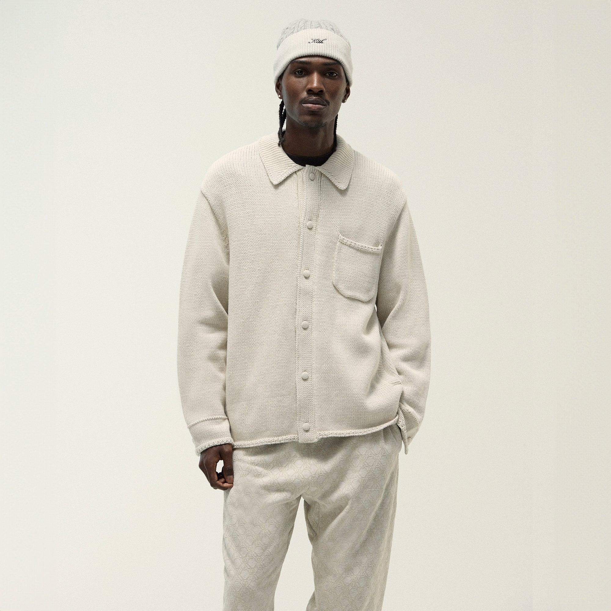 Kith Chunky Knit Ginza Cardigan - Sandy Heather Male Product Image