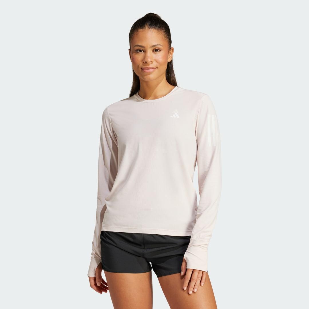 Womens adidas Own The Run Long-Sleeve T-Shirt Product Image