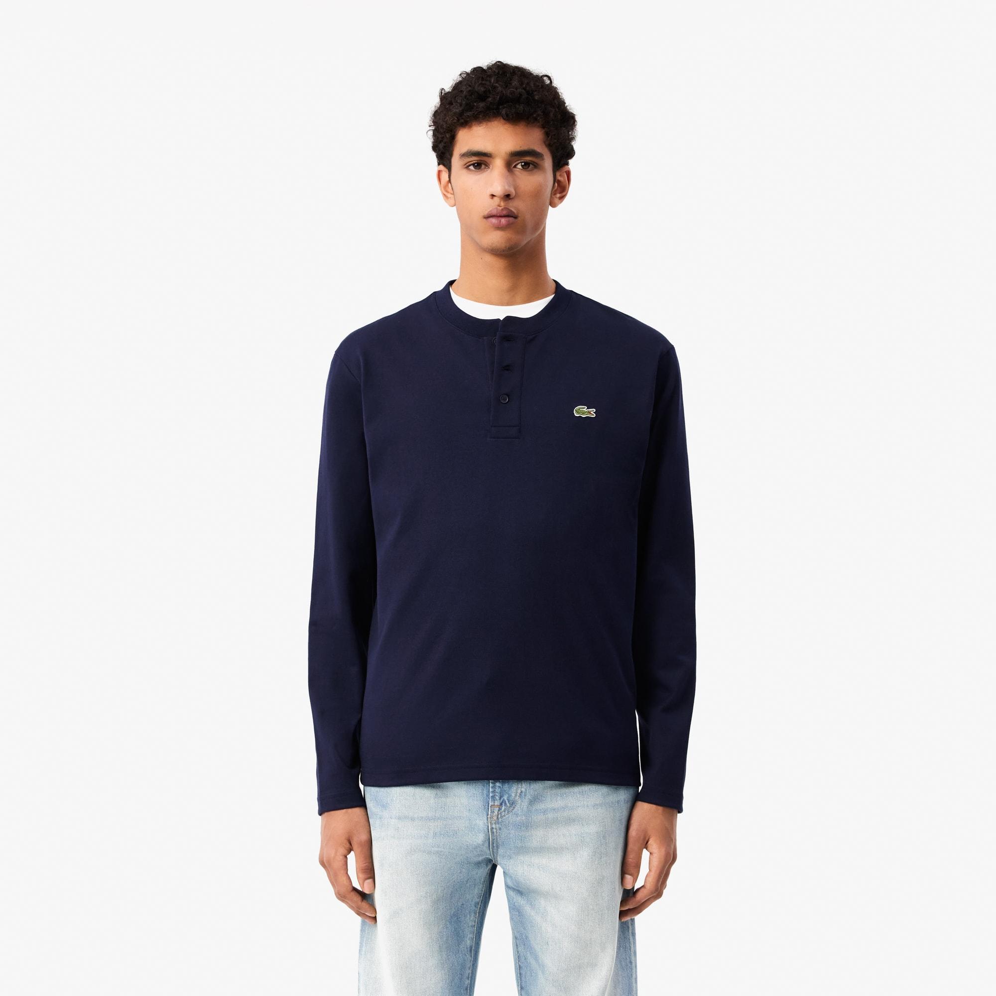 Men's Long Sleeve Henley Product Image