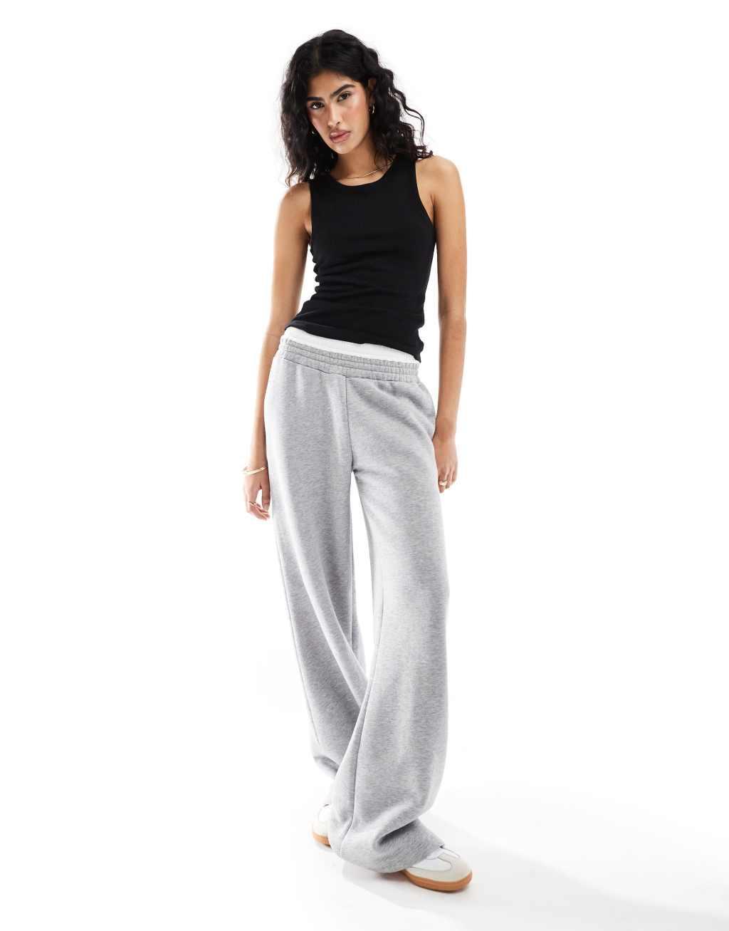 & Other Stories ribbed tank top in black Product Image