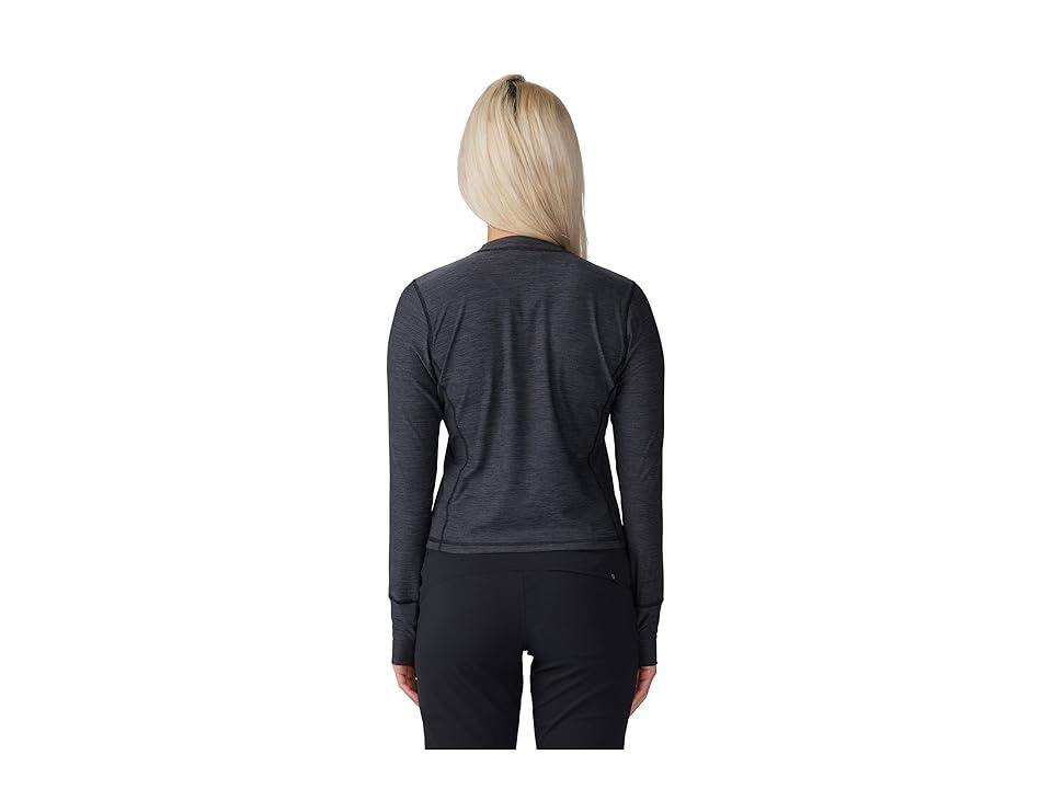 Mountain Hardwear Chillaction Long Sleeve Crew Heather) Women's Clothing Product Image