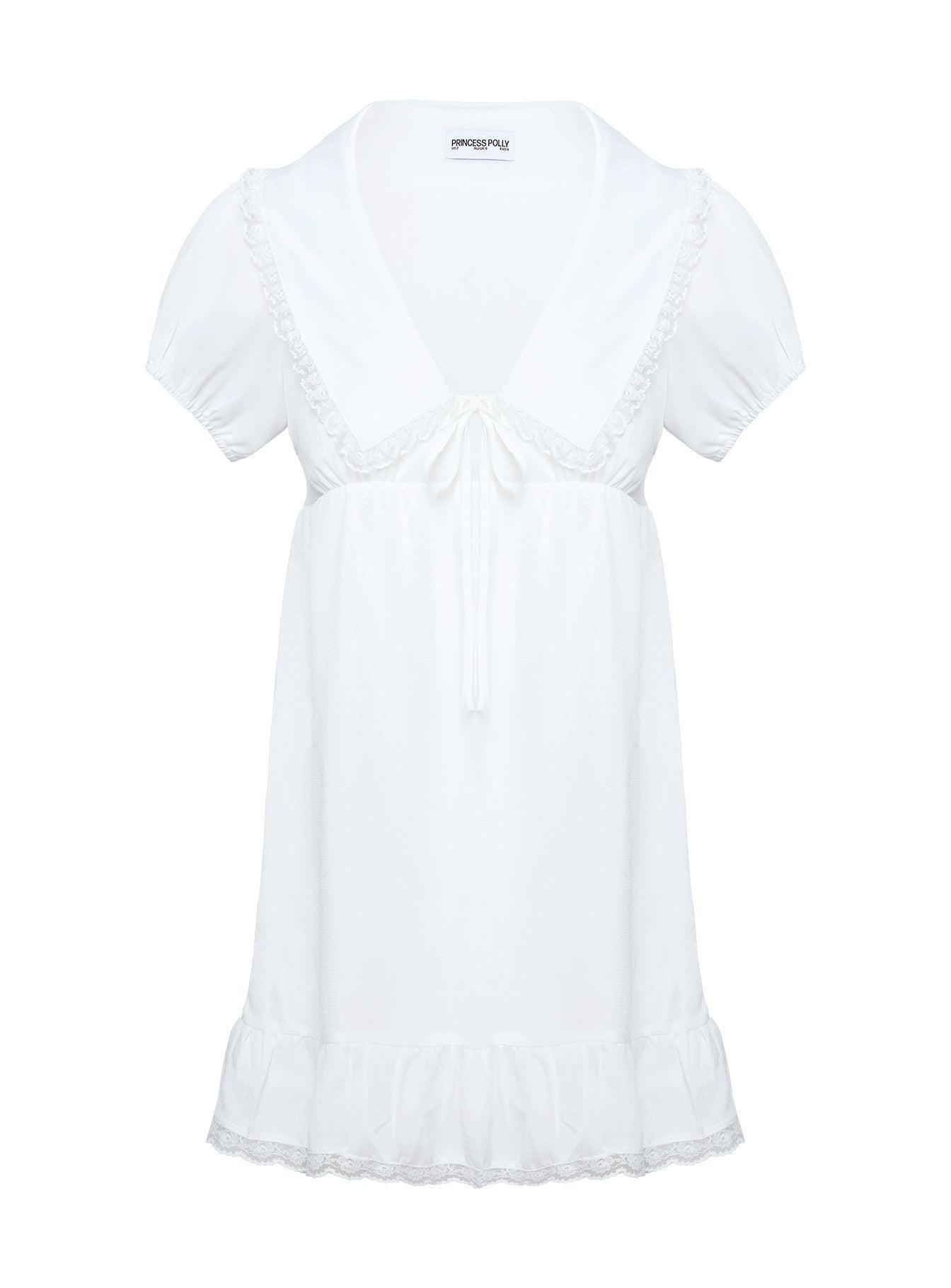 Penelofie Mini Dress White Product Image