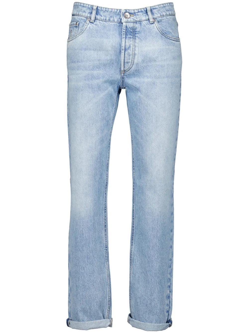 BRUNELLO CUCINELLI Straight Jeans In Blue Product Image