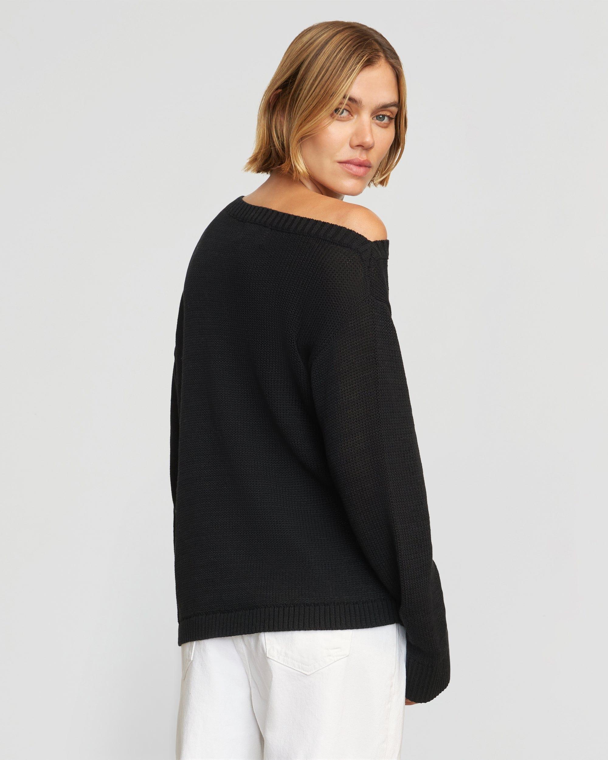Issa Lightweight Off-Shoulder Sweater Product Image