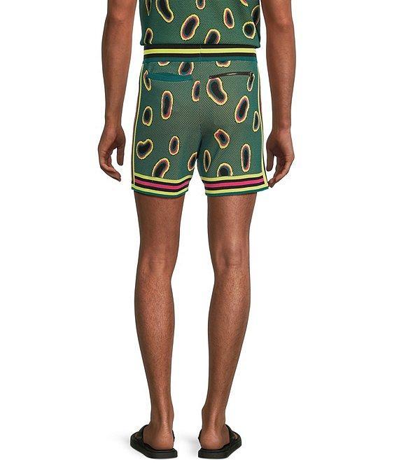 Murano Shape of Water Collection Geo Jacquard 5.5#double; Inseam Shorts Product Image