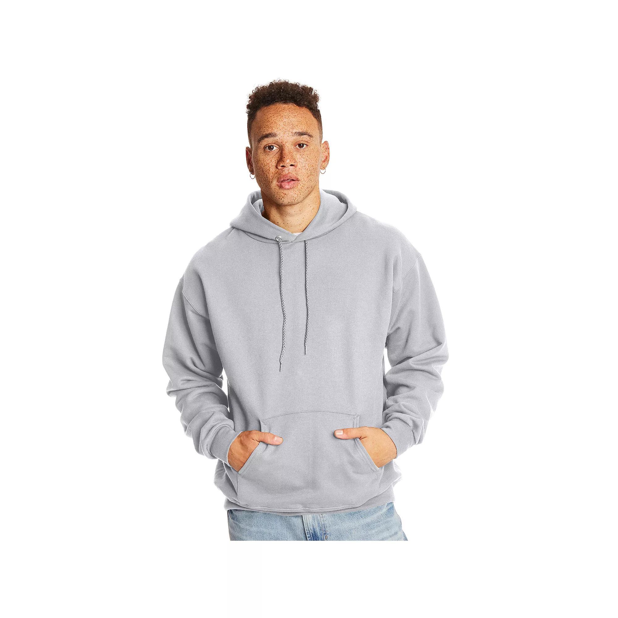 Men's Hanes Ultimate® Fleece Pullover Hoodie, Size: Small, Blue Product Image