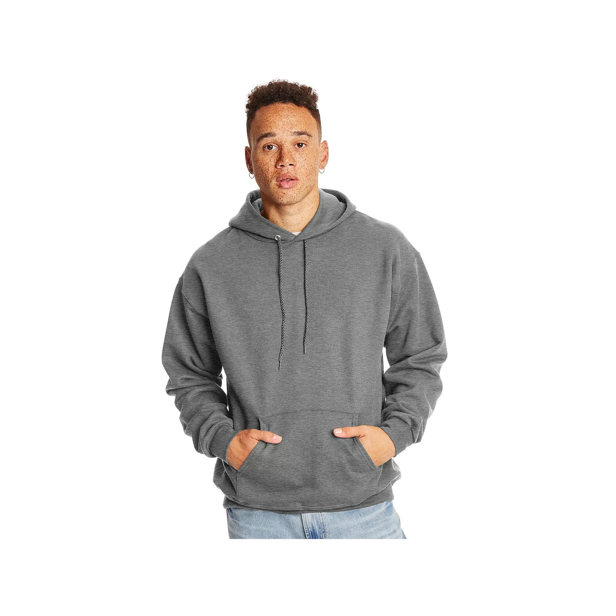 Men's Hanes Ultimate® Fleece Pullover Hoodie, Size: Small, Blue Product Image