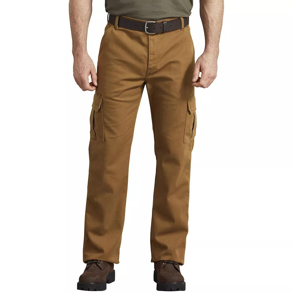Men's Dickies FLEX Regular-Fit Tough Max™ Duck Cargo Pants, Size: 34X30, Brown Product Image