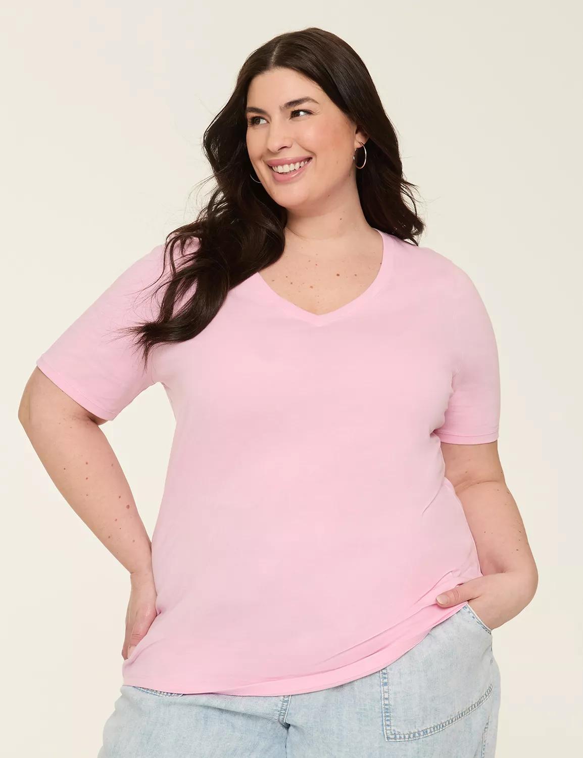 Perfect Sleeve V-Neck Tee Product Image