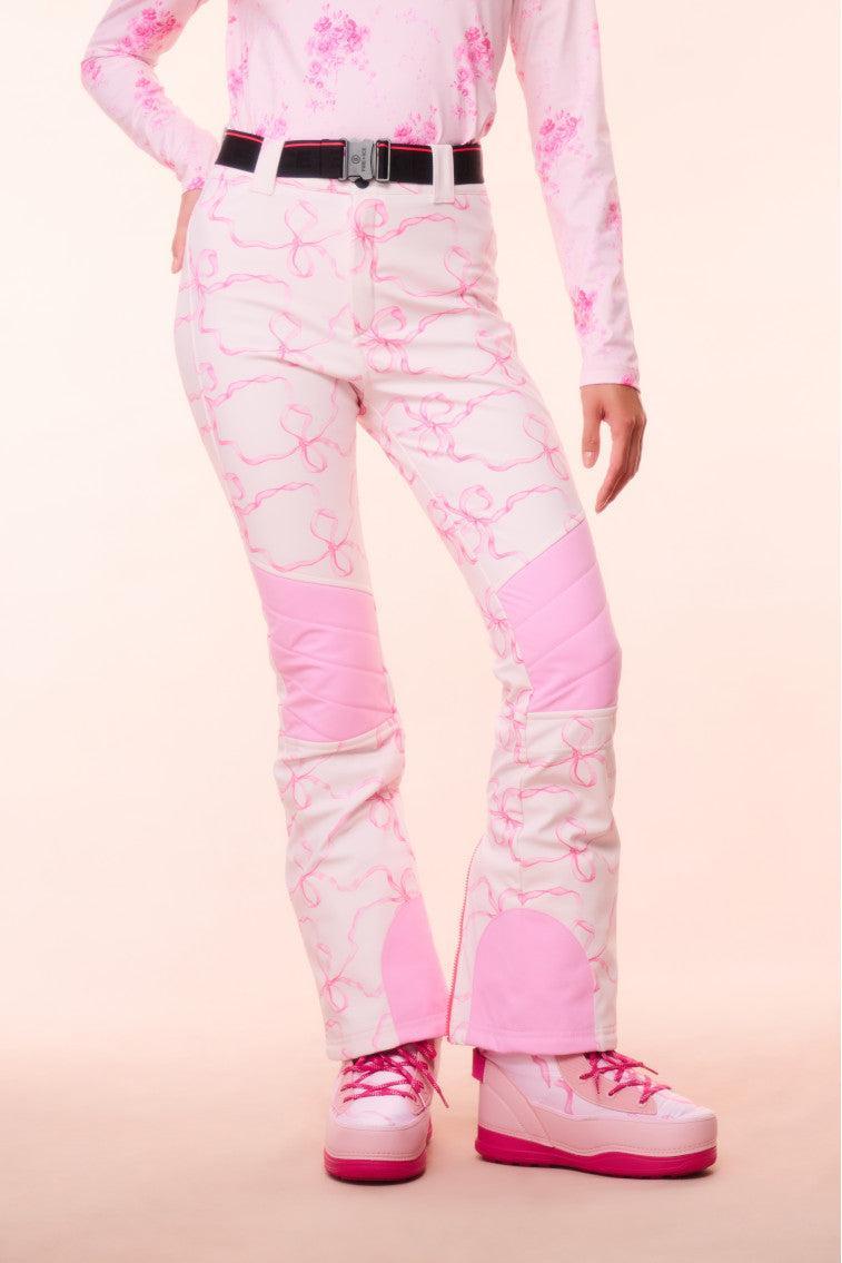 BOGNER FIRE+ICE x LoveShackFancy Zula Ski Pant - HOT PINK BABY / 10 Product Image