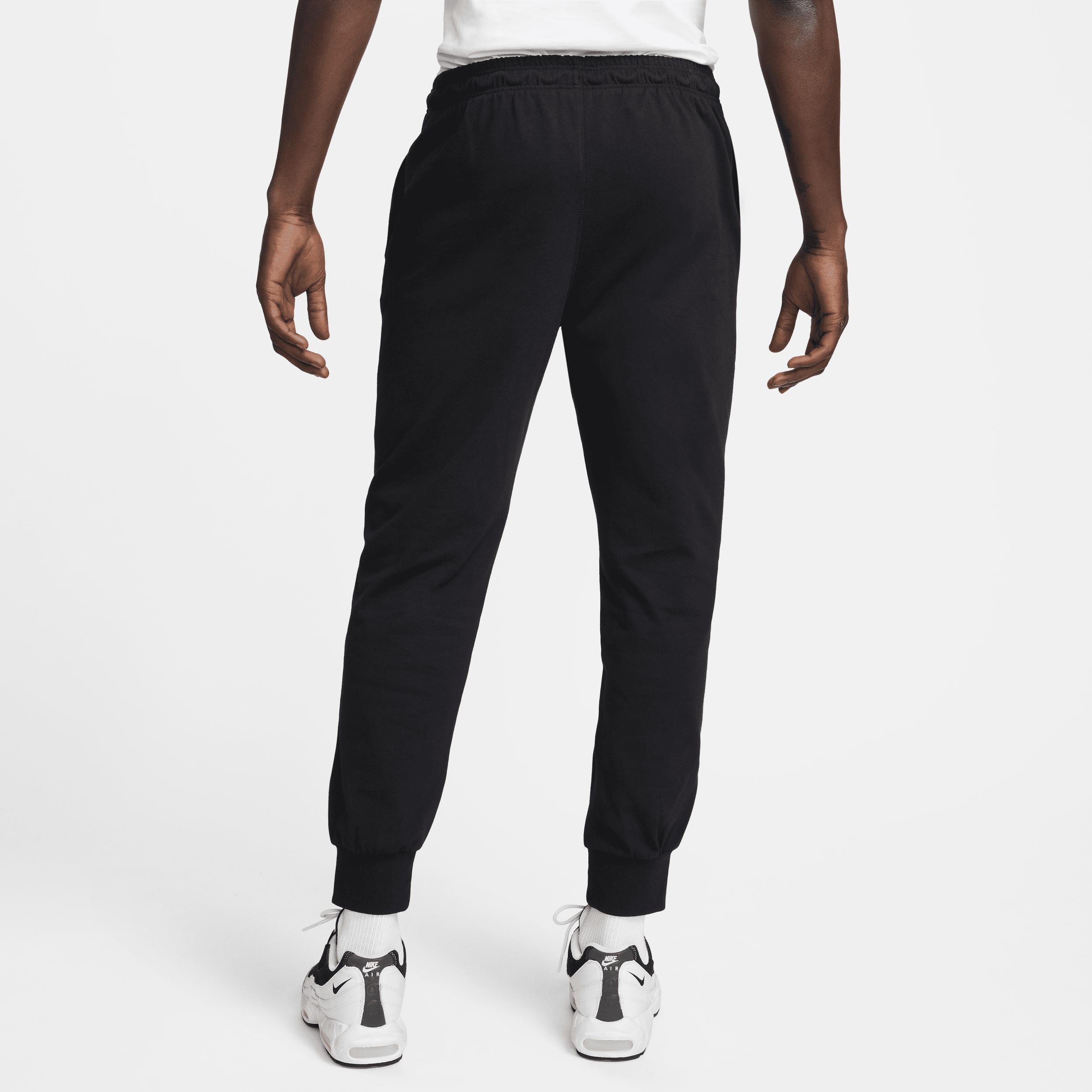 Big & Tall Nike Club Knit Joggers, Men's, Size: 3XL Tall, Black White Product Image