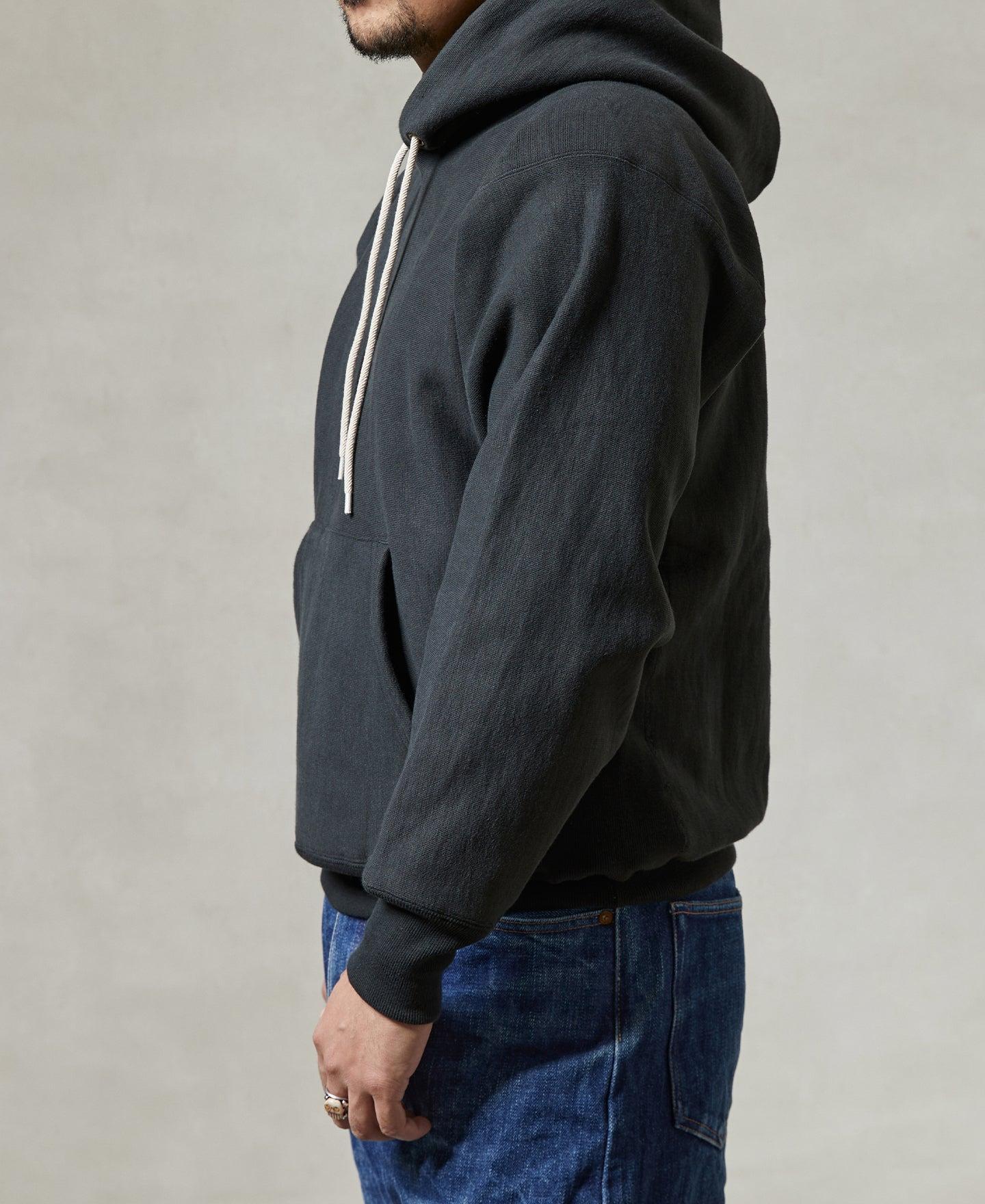21 oz Military Academy Reverse Weave Hoodie - Black Product Image