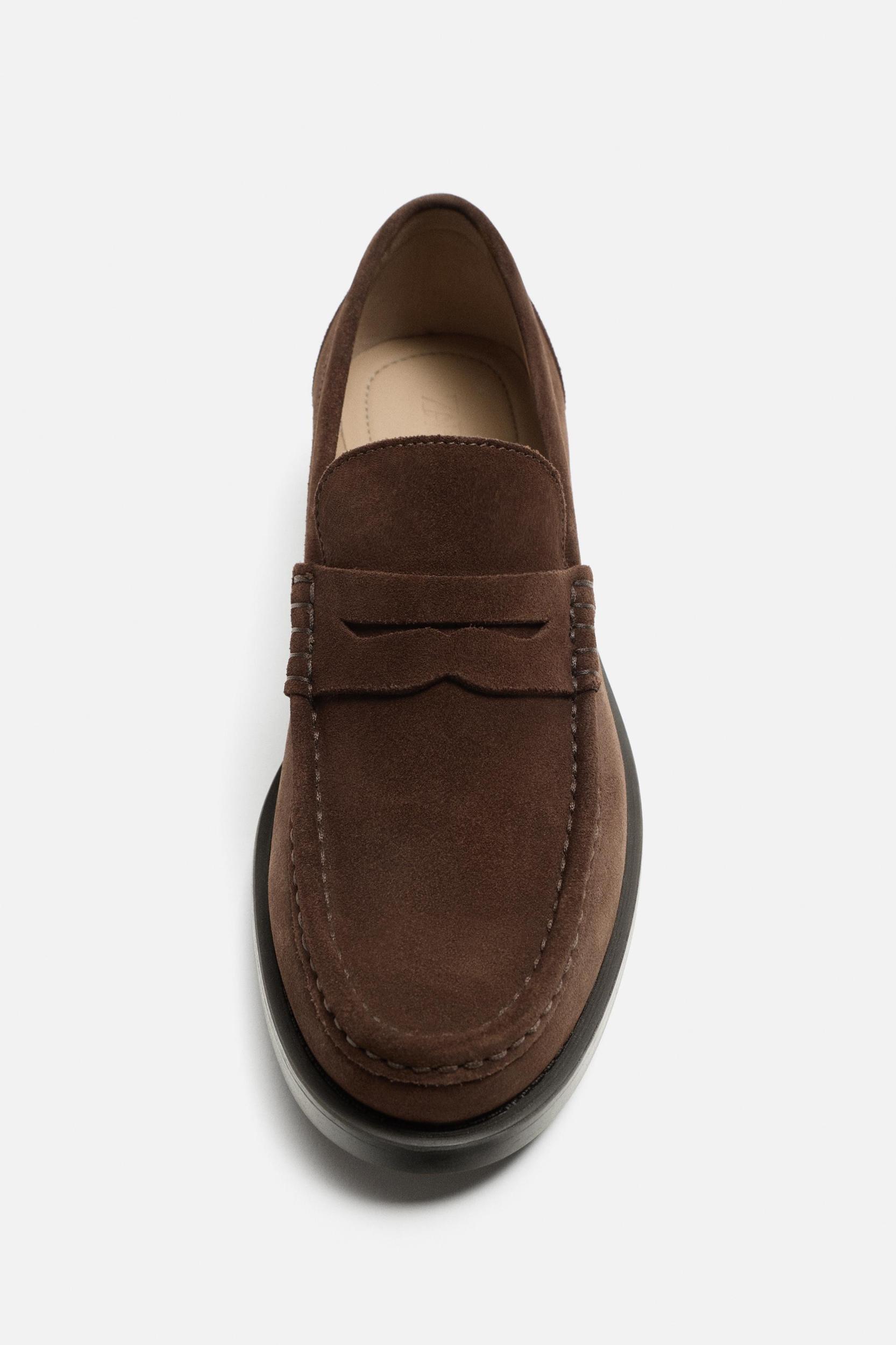 LEATHER PENNY LOAFERS Product Image