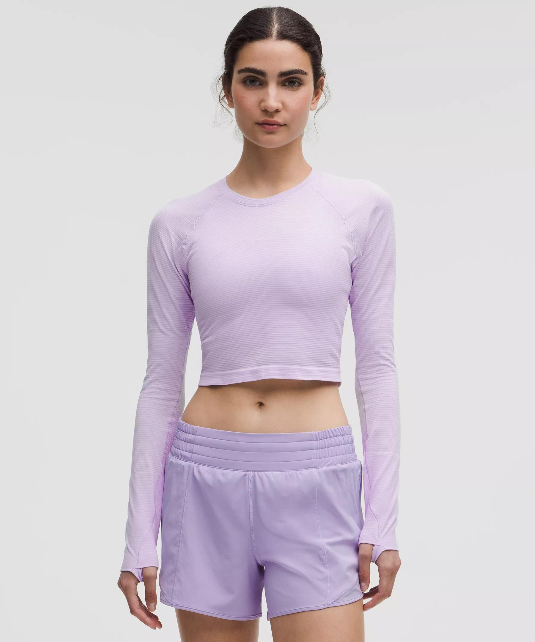 Swiftly Tech Cropped Long-Sleeve Shirt 2.0 Product Image