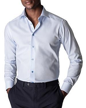 Mens Contemporary Fit Textured Solid Shirt Product Image