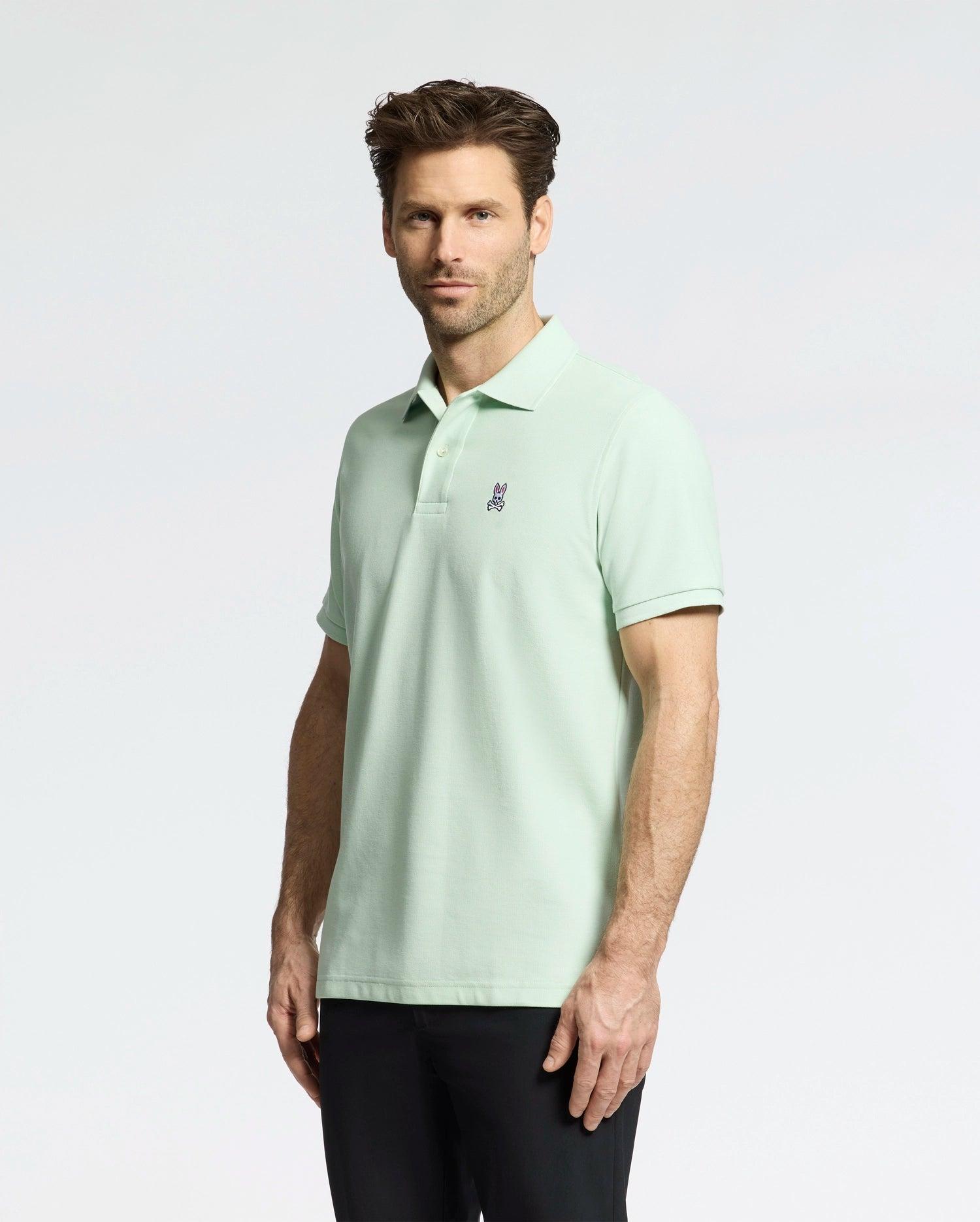 Men's Classic Pique Polo 333 GOSSAMER GREEN / XXXL Product Image
