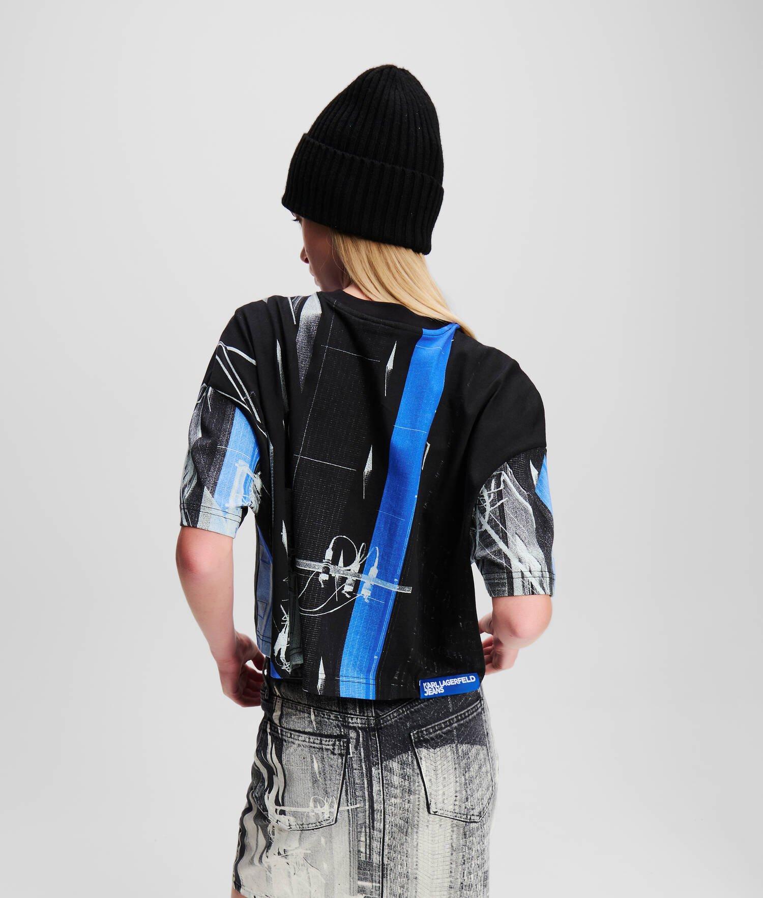 KLJ CROPPED TOKYO-PRINT T-SHIRT Product Image
