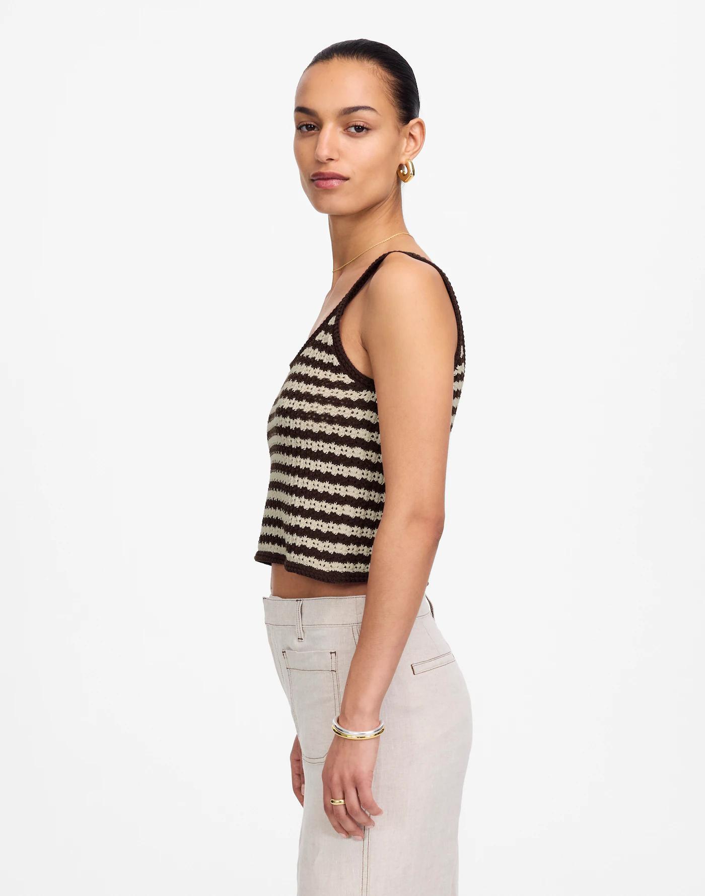 Open-Stitch Sweater Tank Product Image