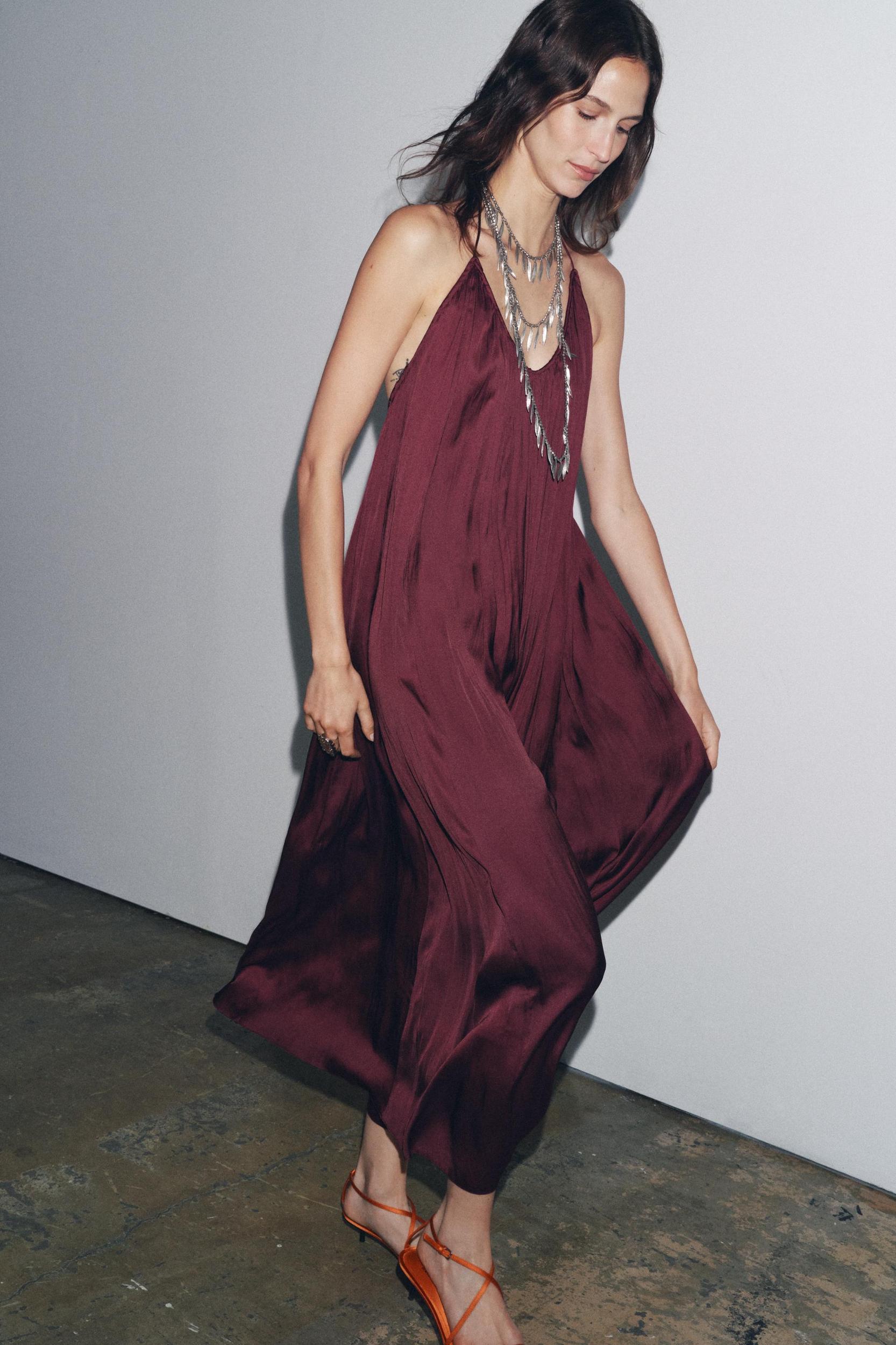 ZW COLLECTION SATIN LONG DRESS Product Image