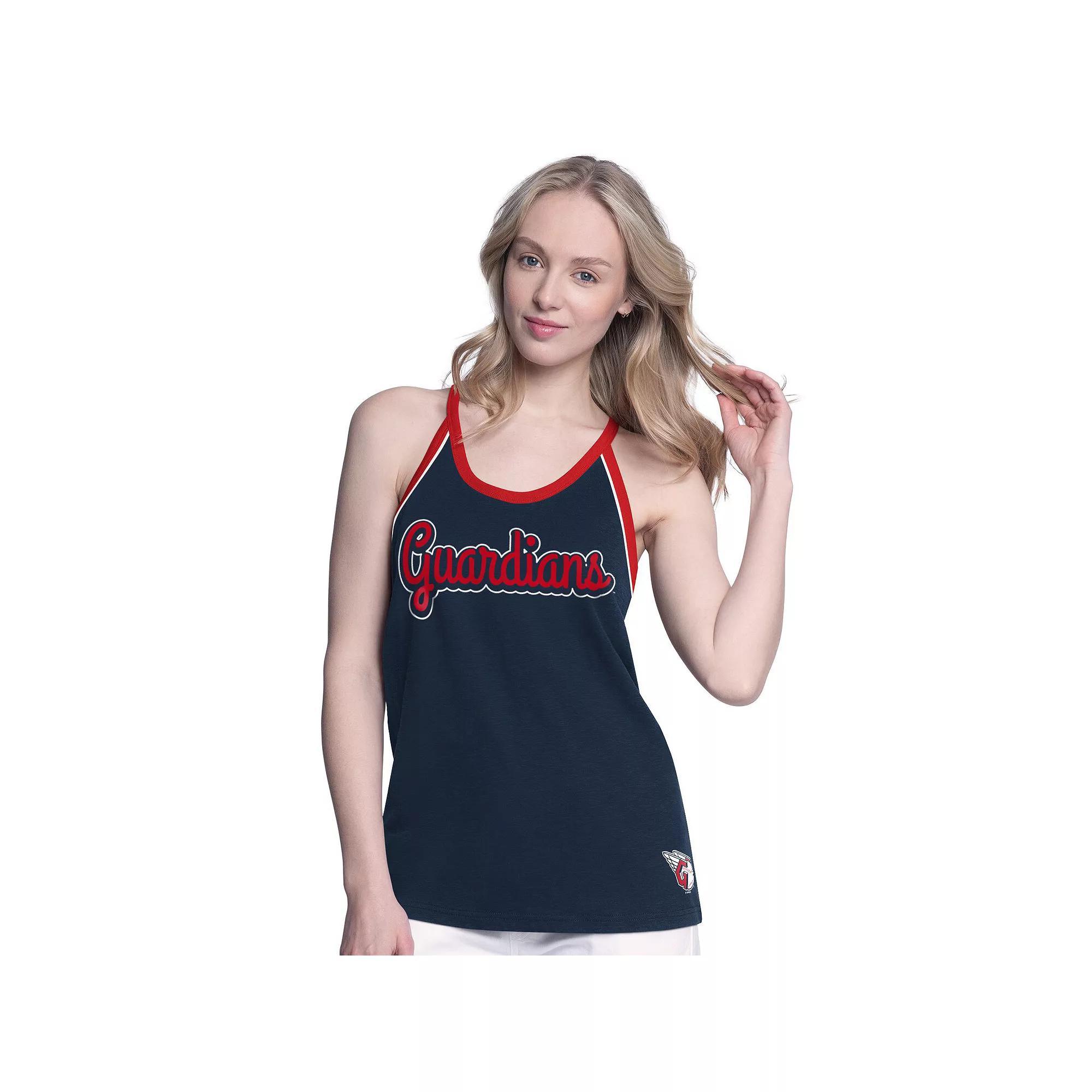 Women's G-III 4Her by Carl Banks Red Boston Red Sox Curveball Racerback Tank Top, Size: Large Product Image