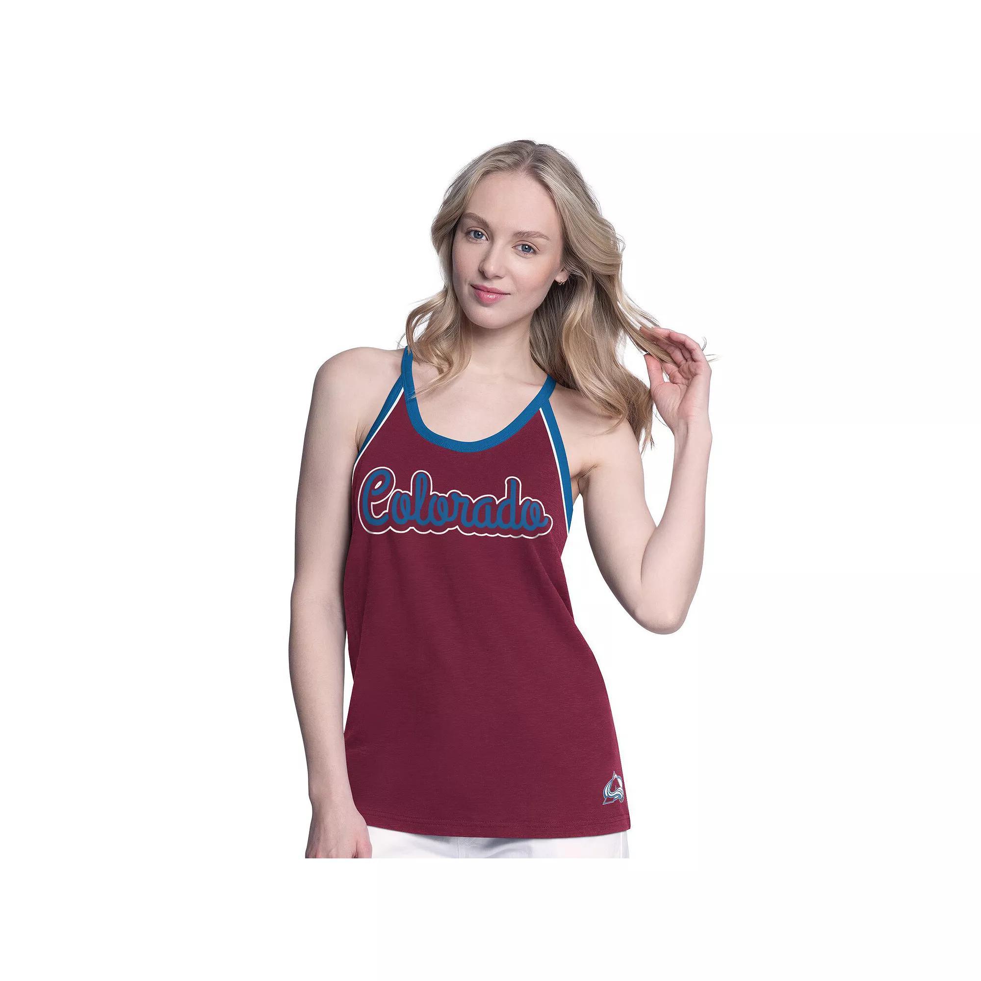 Women's G-III 4Her by Carl Banks Red St. Louis Cardinals Curveball Racerback Tank Top, Size: XL Product Image