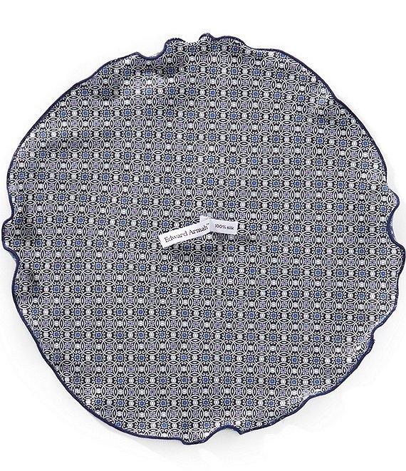 Edward Armah Connected Medallion Silk Pocket Square Product Image